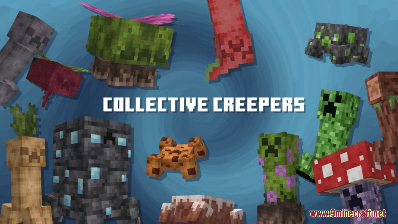 Collective Creepers Resource Pack (1.20.6, 1.20.1) - Texture Pack 1