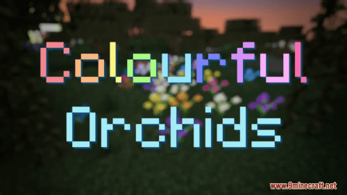 Colourful Orchids Resource Pack (1.20.6, 1.20.1) – Texture Pack Thumbnail