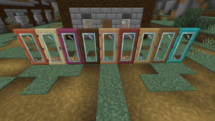 Complement Doors Addon (1.20, 1.19) - MCPE/Bedrock Mod 7