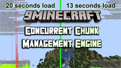 Concurrent Chunk Management Engine Mod (1.19.4, 1.18.2) – Faster Chunk Loading Thumbnail