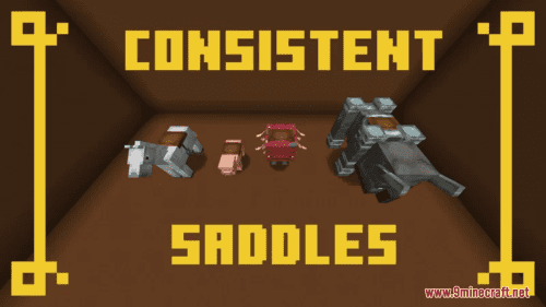 Consistent Saddles Resource Pack (1.20.6, 1.20.1) – Texture Pack Thumbnail