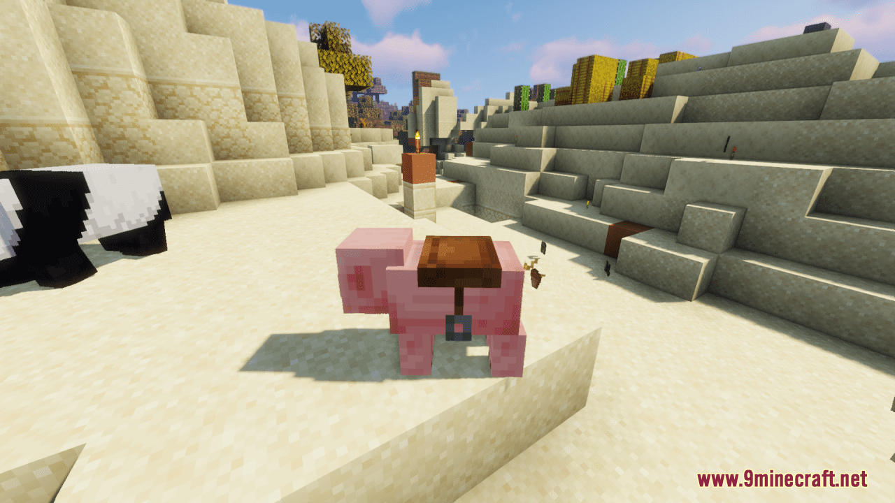 Consistent Saddles Resource Pack (1.20.6, 1.20.1) - Texture Pack 2