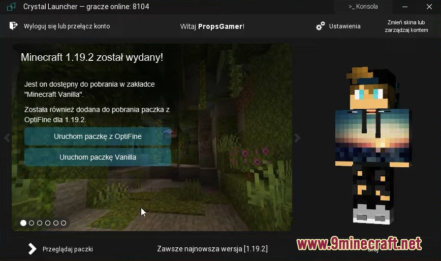 Crystal Launcher (1.19.4, 1.18.2) - Most Popular Free Launcher in Poland 6