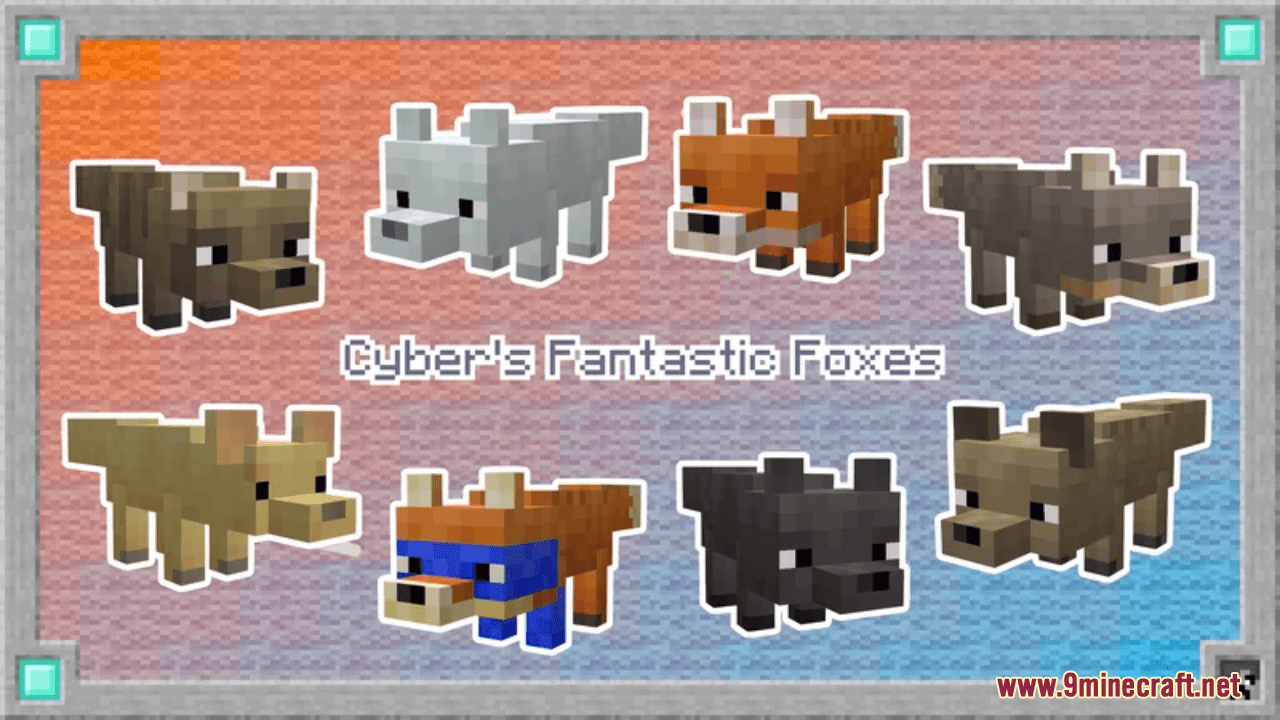 Cyber's Fantastic Foxes Resource Pack (1.20.6, 1.20.1) - Texture Pack 1