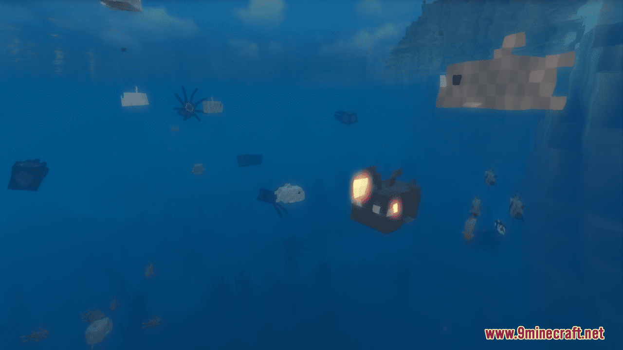 Cyber's Piranhas and Angler Fish Resource Pack (1.20.6, 1.20.1) - Texture Pack 16