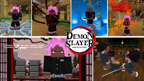 Demon Slayer ST Addon (1.20, 1.19) – MCPE/Bedrock Mod Thumbnail