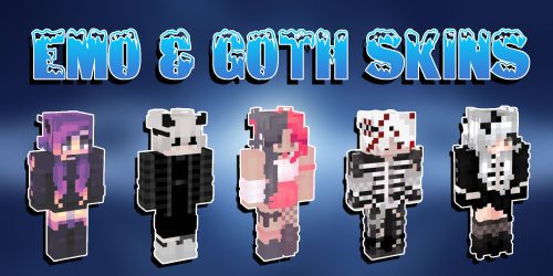 The Coolest Emo & Goth Skins For Minecraft In 2023 Thumbnail