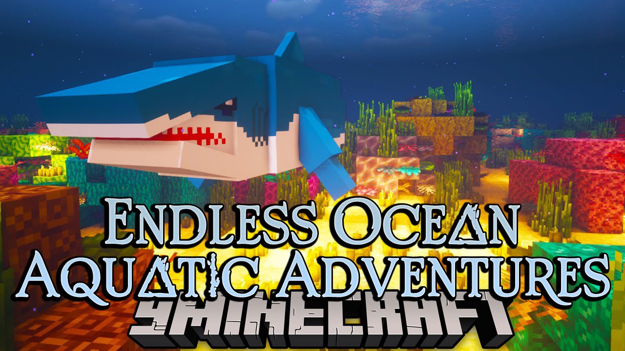 Endless Ocean Aquatic Adventures Mod (1.19.2, 1.18.2) - Beautiful Ocean Animals 1