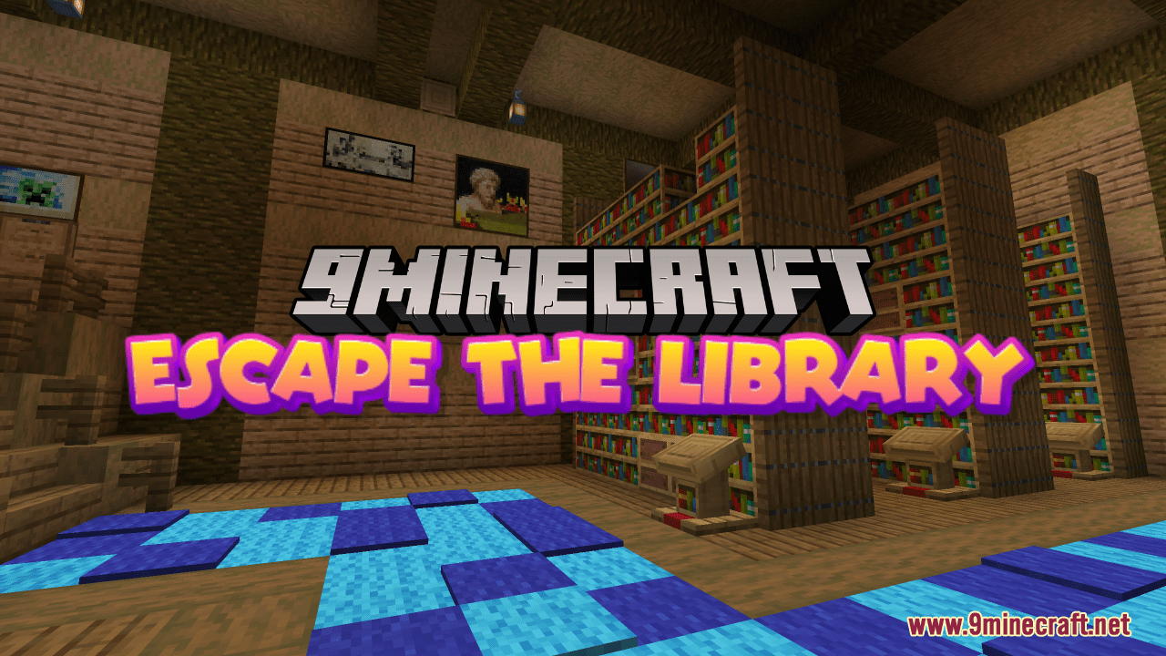 Escape the Library Map (1.21.1, 1.20.1) - Vanilla Escape Challenge 1