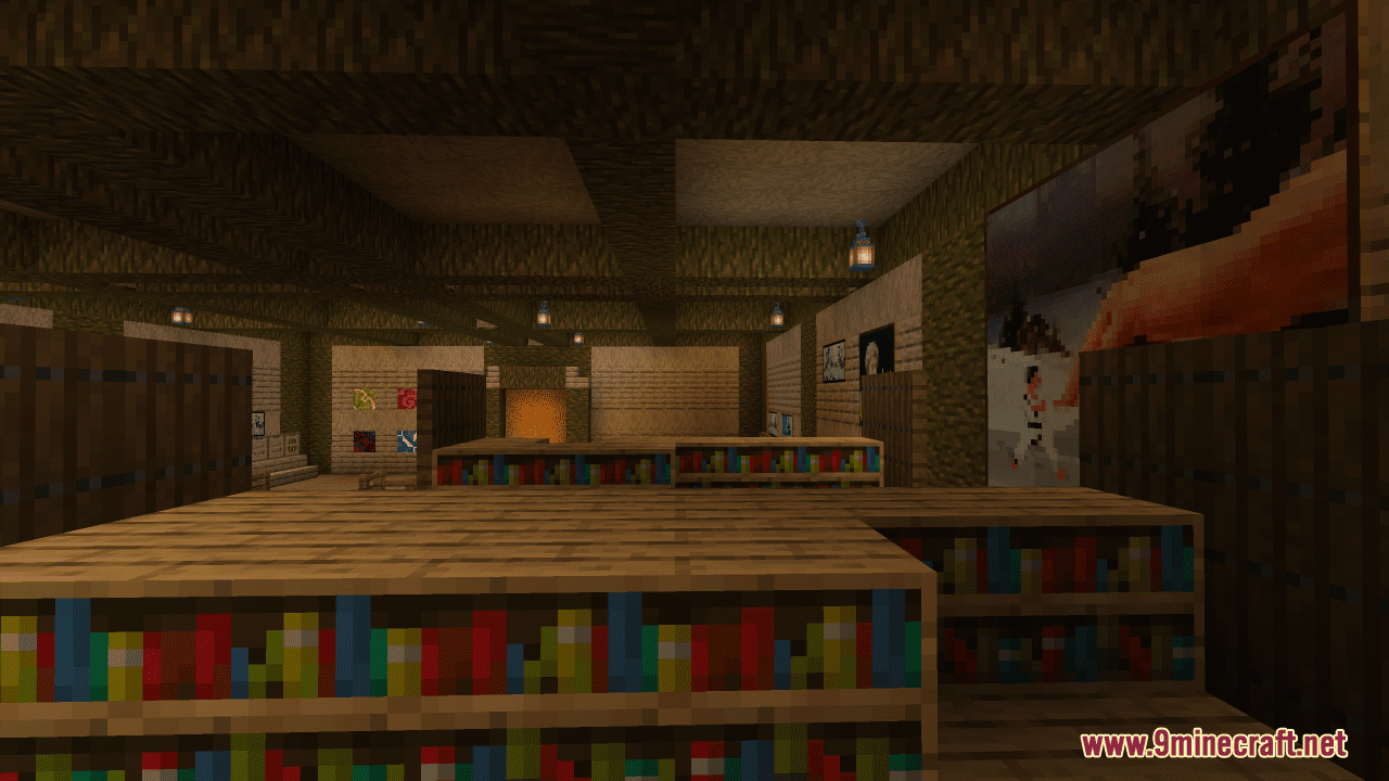 Escape the Library Map (1.21.1, 1.20.1) - Vanilla Escape Challenge 7