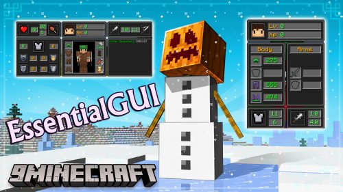 EssentialGUI Mod (1.21.1, 1.20.1) – Specific Stats for the Player Thumbnail