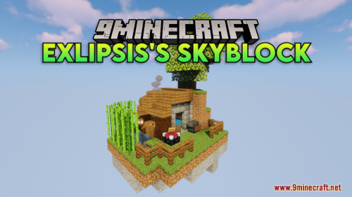 Exlipsis’s Skyblock Map (1.21.1, 1.20.1) – More Challenges, More Fun Thumbnail