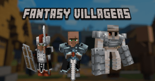 Fantasy Villagers Remake Addon (1.19) – MCPE/Bedrock Mod Thumbnail