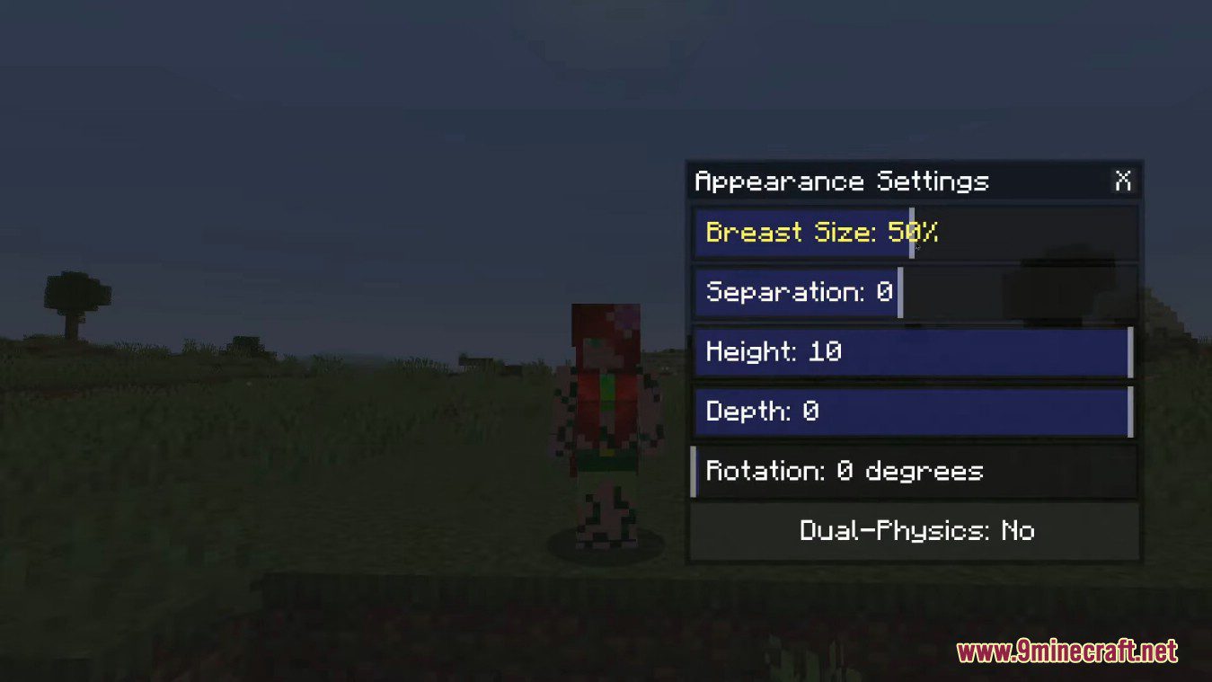 Female Gender Mod (1.19.4, 1.18.2) - Adding Breasts to Look Like a Girl 14