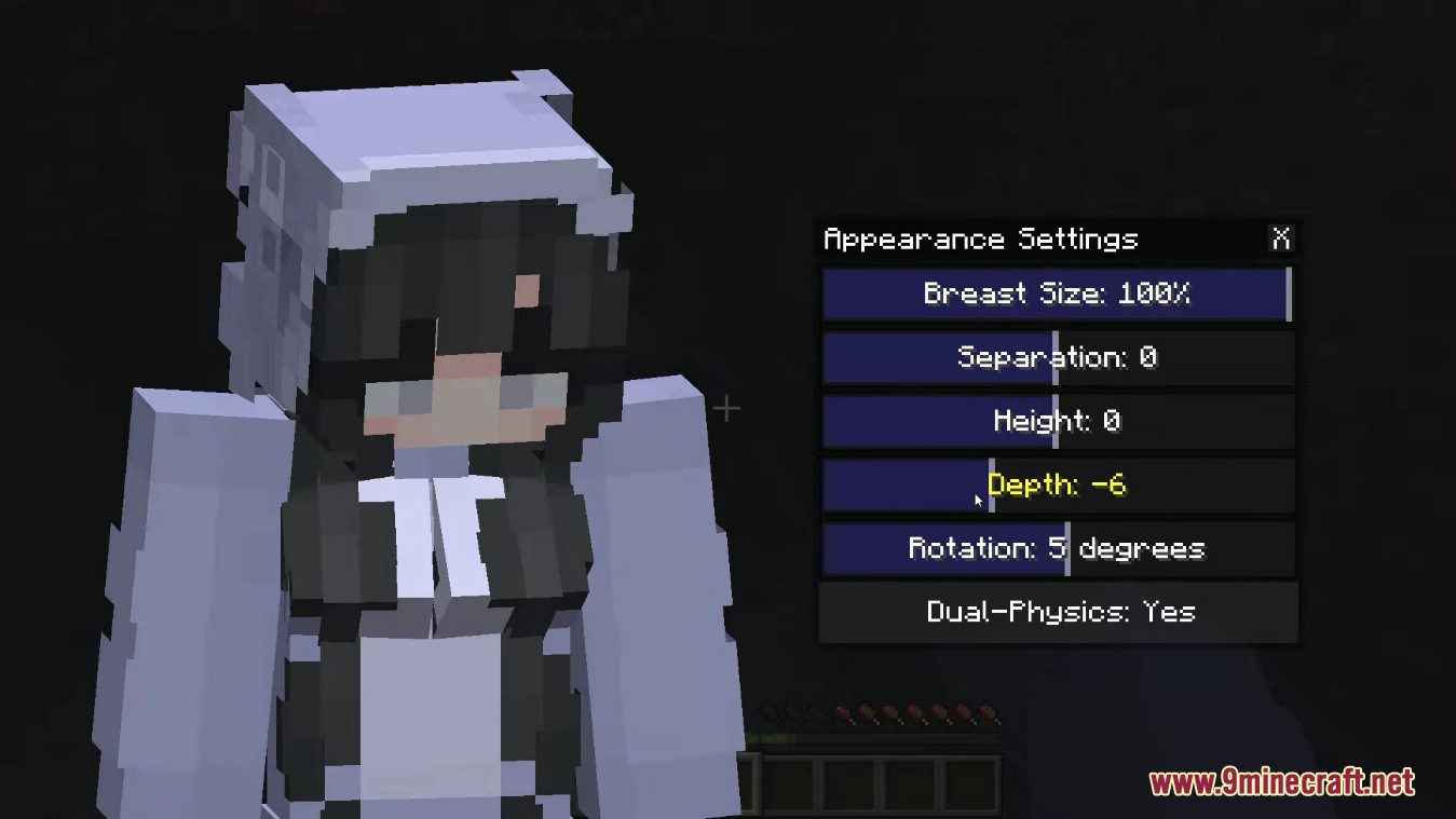 Female Gender Mod (1.19.4, 1.18.2) - Adding Breasts to Look Like a Girl 4