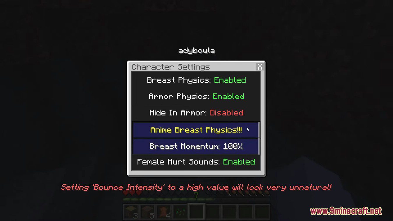 Female Gender Mod (1.19.4, 1.18.2) - Adding Breasts to Look Like a Girl 5
