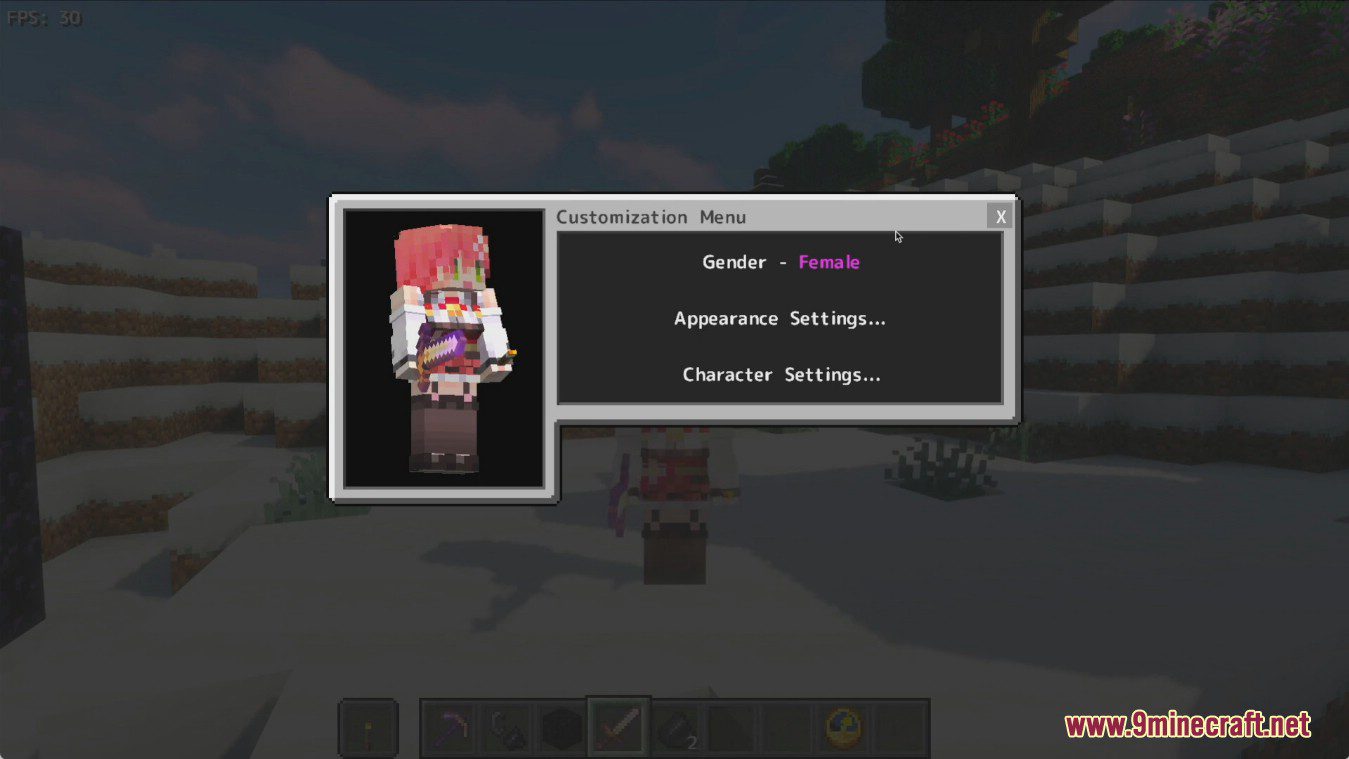 Female Gender Mod (1.19.4, 1.18.2) - Adding Breasts to Look Like a Girl 8
