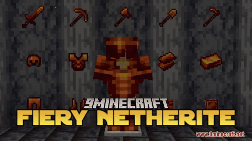 Fiery Netherite Resource Pack (1.20.6, 1.20.1) – Texture Pack Thumbnail