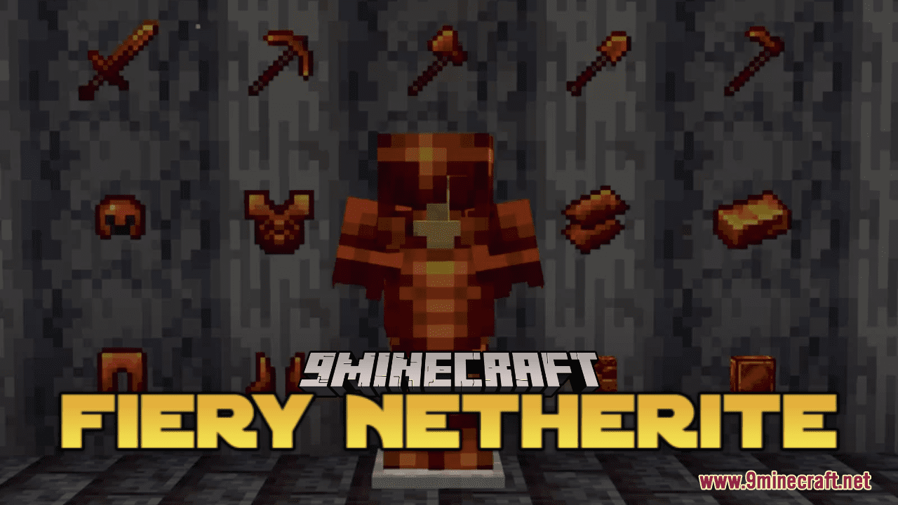 Fiery Netherite Resource Pack (1.20.6, 1.20.1) - Texture Pack 1