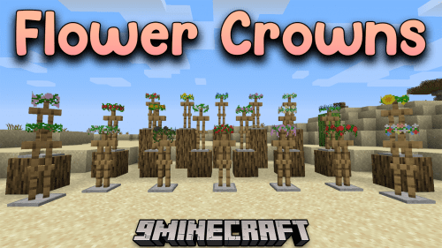 Kakan’s Flower Crowns Mod (1.15.2) – Distinctive Flower Crowns Thumbnail