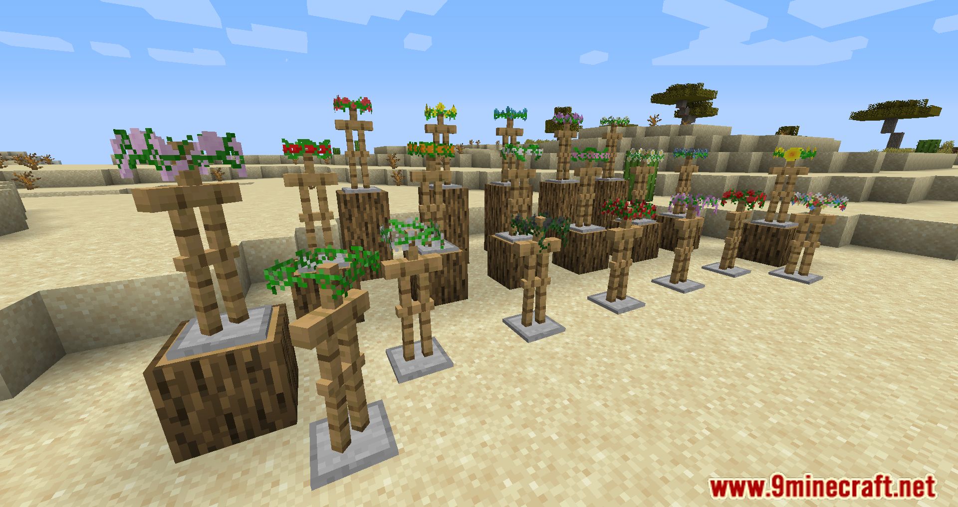 Kakan's Flower Crowns Mod (1.15.2) - Distinctive Flower Crowns 3