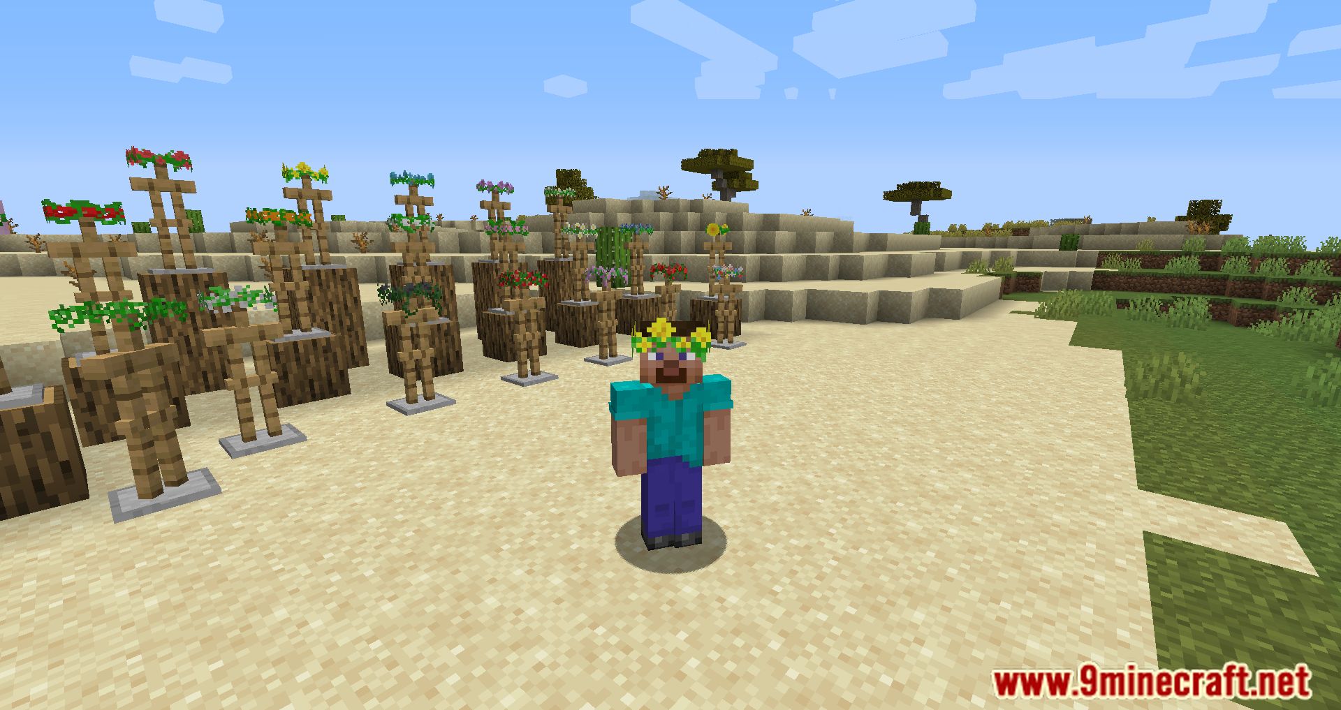 Kakan's Flower Crowns Mod (1.15.2) - Distinctive Flower Crowns 8