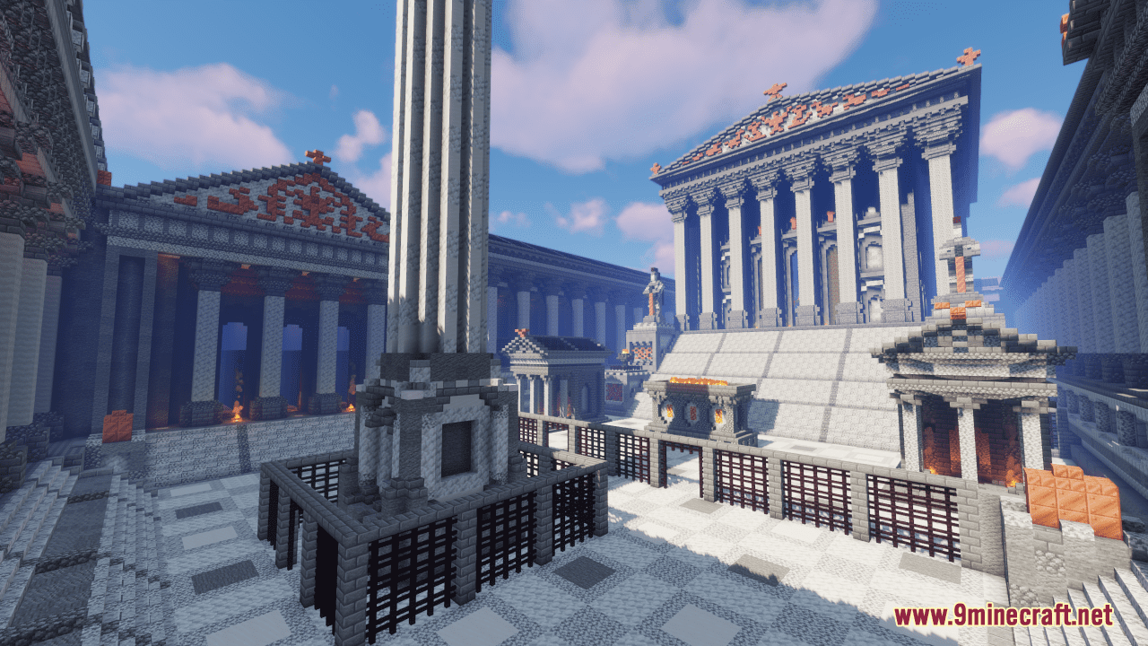 Forum of Trajan Map (1.21.1, 1.20.1) - The Greatest Structure By Roman Emperor 2