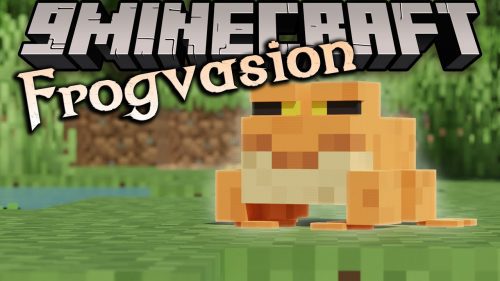 Frogvasion Mod (1.20.4, 1.19.3) – Hostile Frogs Thumbnail