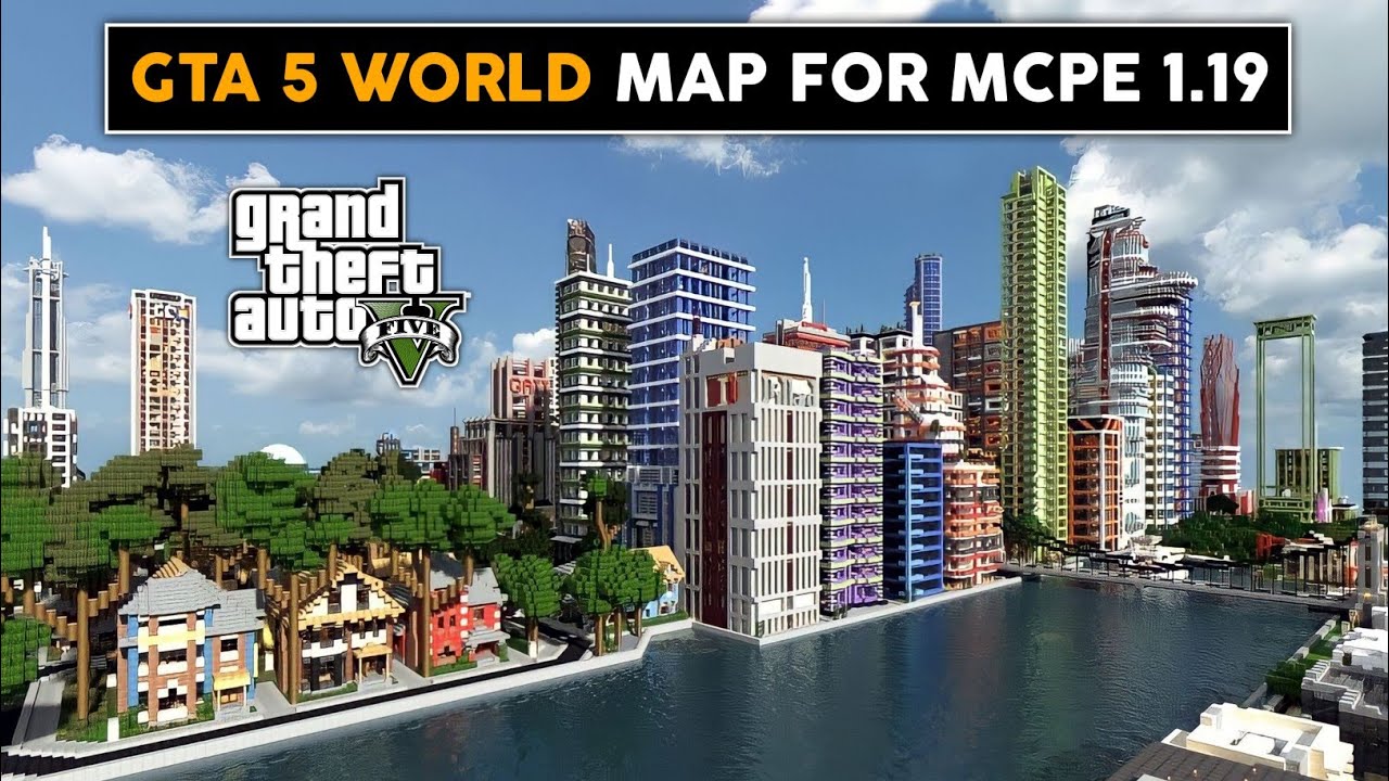 GTA 5 Full World Map (1.19) - MCPE/Bedrock 1