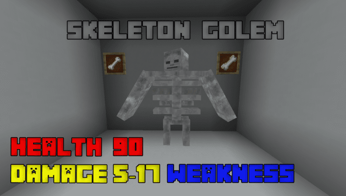 Golem Mobs Addon (1.19) - MCPE/Bedrock Mod 3