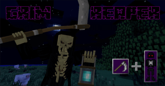 Grim Reaper Boss Addon (1.20, 1.19) - MCPE/Bedrock Mod 1