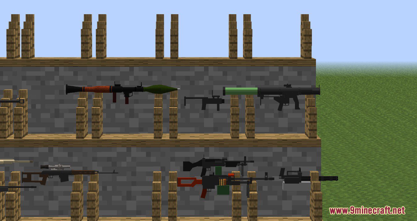 Hand Made Guns & Vehicle Mod (1.20.1, 1.12.2) - More Weapons 3