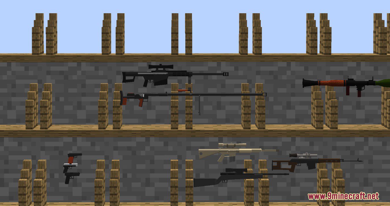 Hand Made Guns & Vehicle Mod (1.20.1, 1.12.2) - More Weapons 4