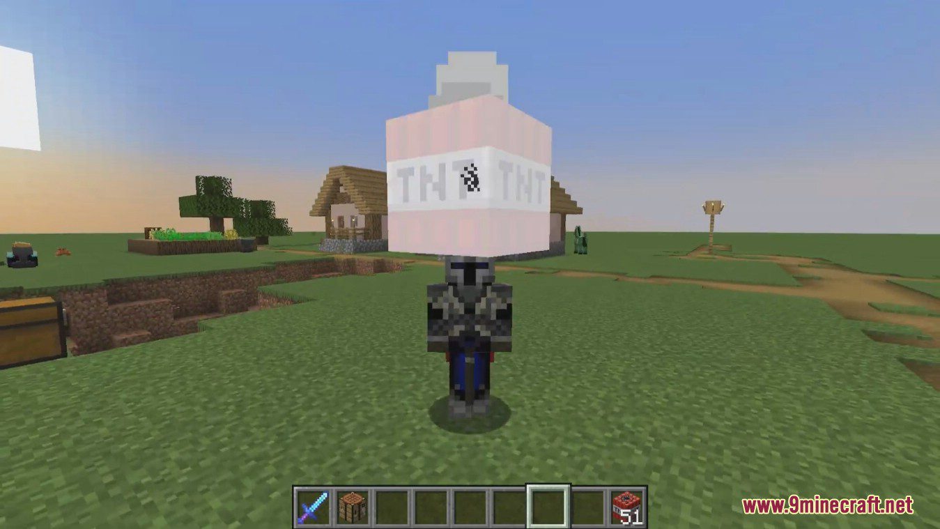 Head Cannon Mod (1.19.3, 1.19.2) - Using Head to Fire TNT 6