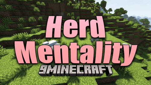 Herd Mentality Mod (1.20.4, 1.19.4) – Realistic Interaction With Animals Thumbnail