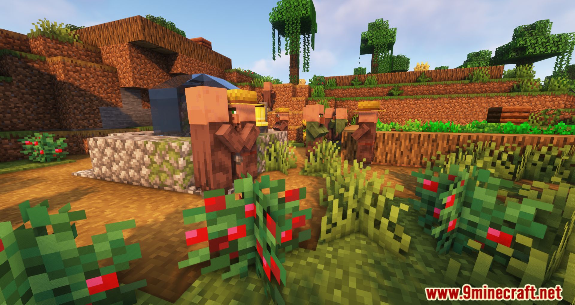 Hey Berry! SHUT UP Mod (1.21, 1.20.1) - Protect The Villagers From Berry Bushes 10