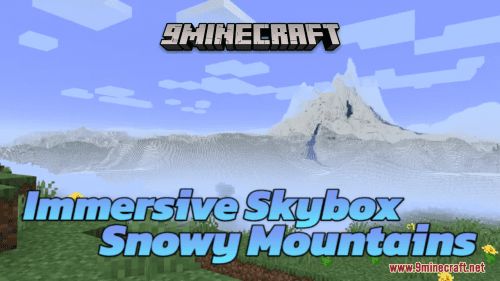 Immersive Skybox – Snowy Mountains Resource Pack (1.20.6, 1.20.1) – Texture Pack Thumbnail