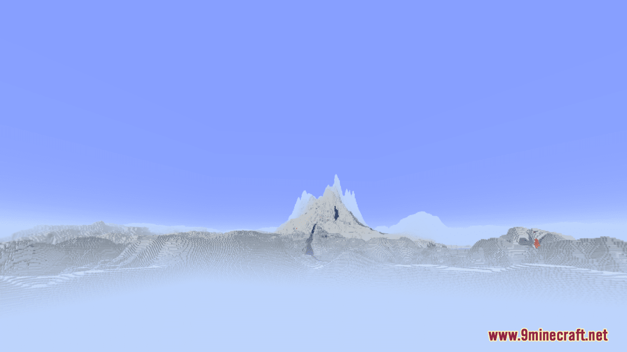 Immersive Skybox - Snowy Mountains Resource Pack (1.20.6, 1.20.1) - Texture Pack 7