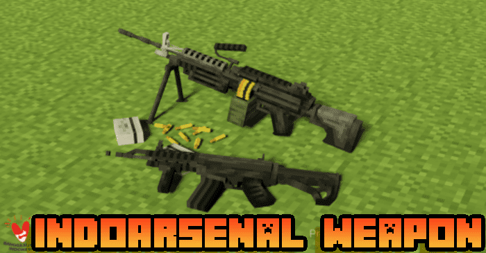 IndoArsenal Weapon Pack Addon (1.19) - MCPE/Bedrock Gun Mod 1