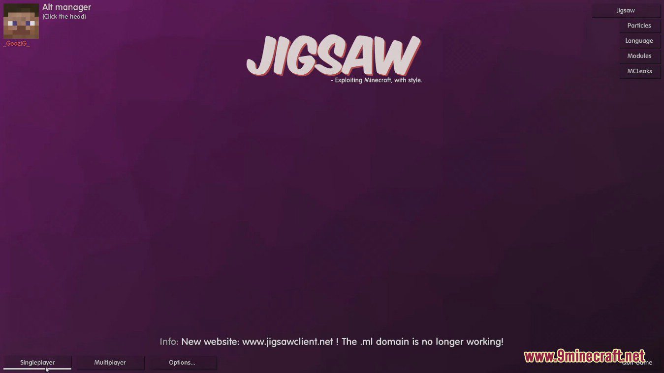 Jigsaw Client (1.12.2, 1.8.9) - Exploiting Minecraft with Style 2
