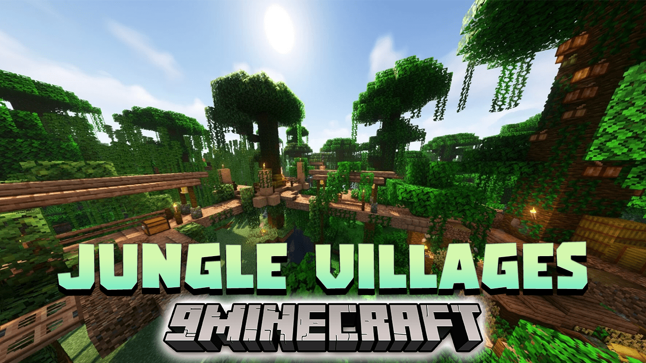 Jungle Villages Data Pack (1.19.4, 1.19.2) - New Village! 1
