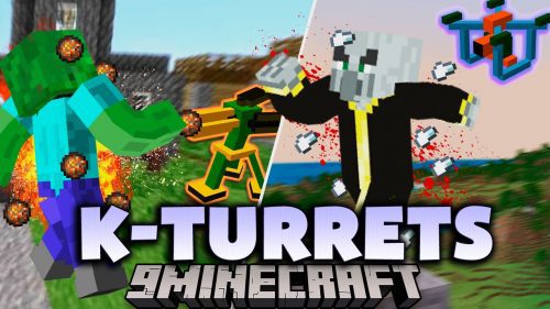 K-Turrets Mod (1.20.1, 1.19.3) – Robots that Protect Your Base Thumbnail