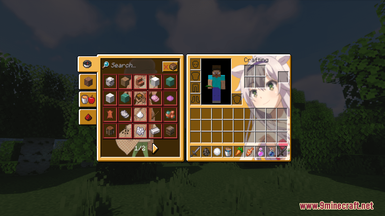 Kuro's Anime UI Resource Pack (1.20.4, 1.19.4) - Texture Pack 9