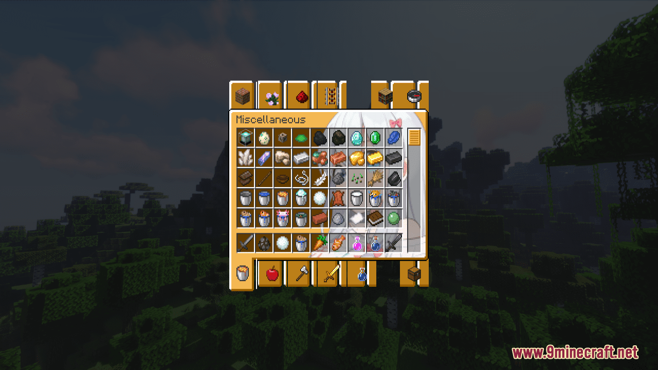 Kuro's Anime UI Resource Pack (1.20.4, 1.19.4) - Texture Pack 4