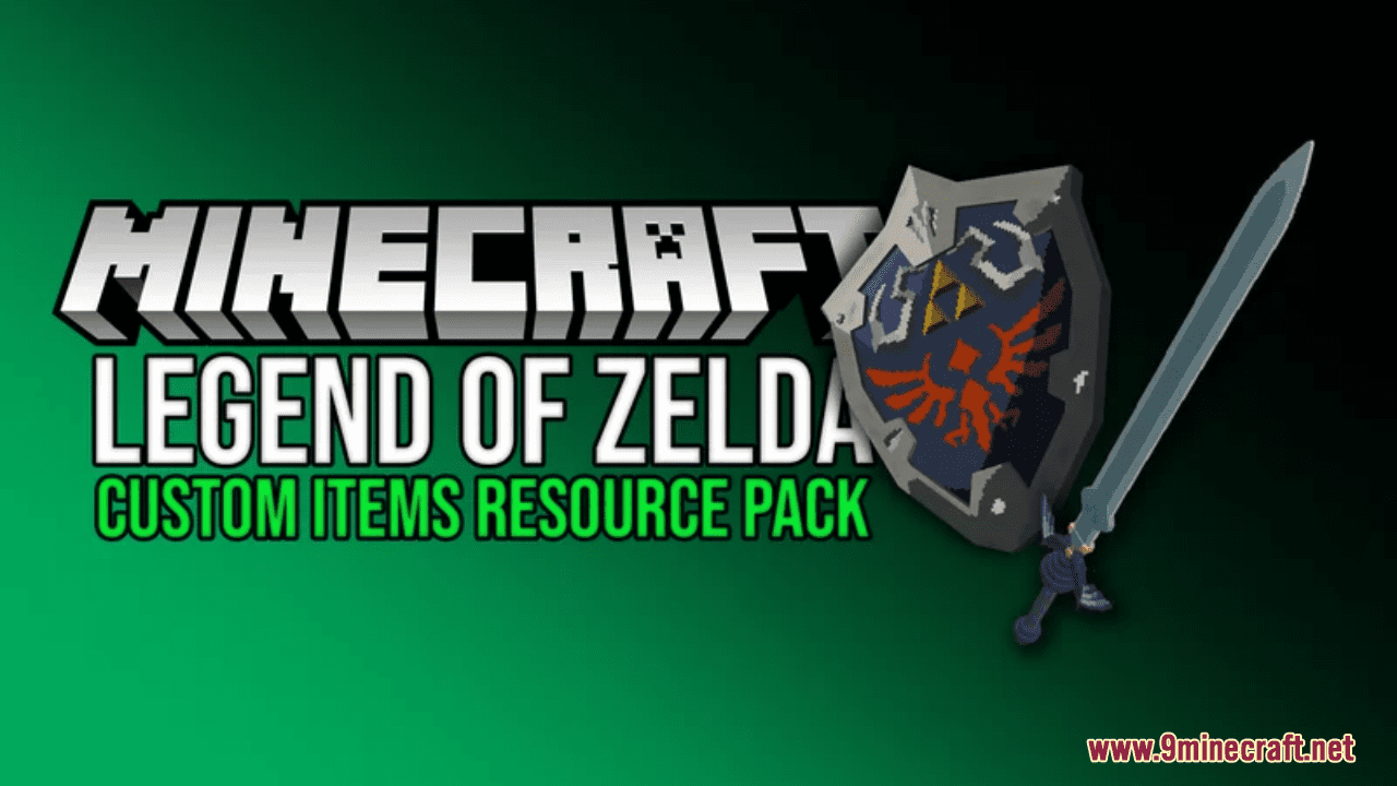 Legend Of Zelda Custom Items Resource Pack (1.20.6, 1.20.1) - Texture Pack 1