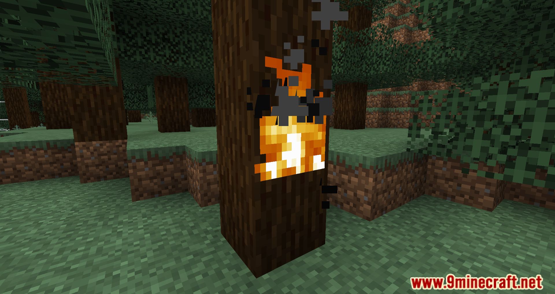 Low Fire Mod (1.19.3, 1.16.5) - Reduces The Coverage Of The Fire 5