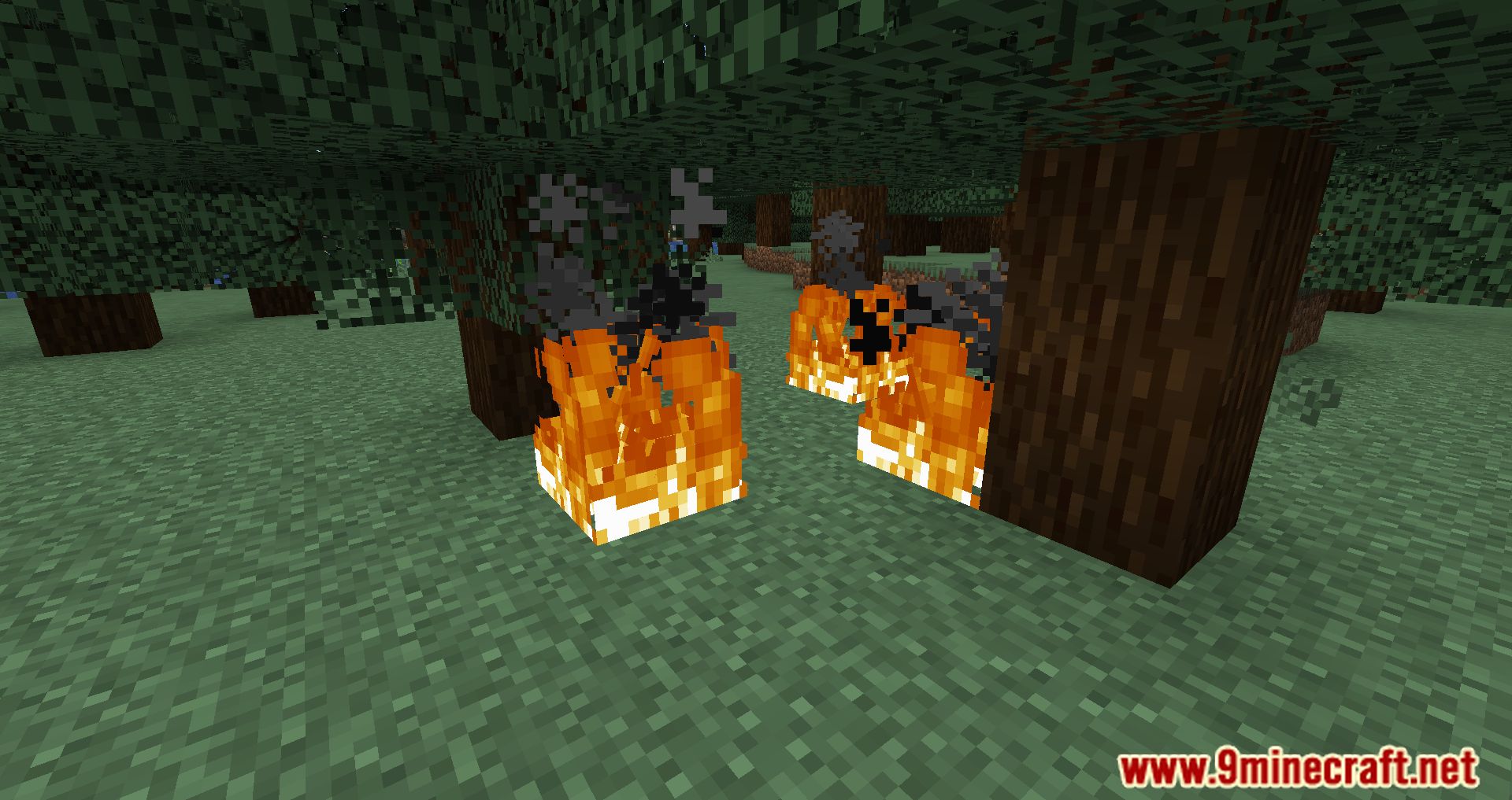 Low Fire Mod (1.19.3, 1.16.5) - Reduces The Coverage Of The Fire 8