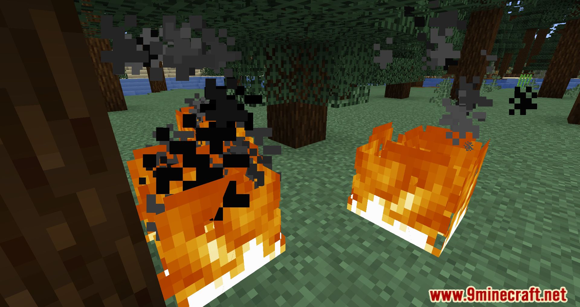 Low Fire Mod (1.19.3, 1.16.5) - Reduces The Coverage Of The Fire 9