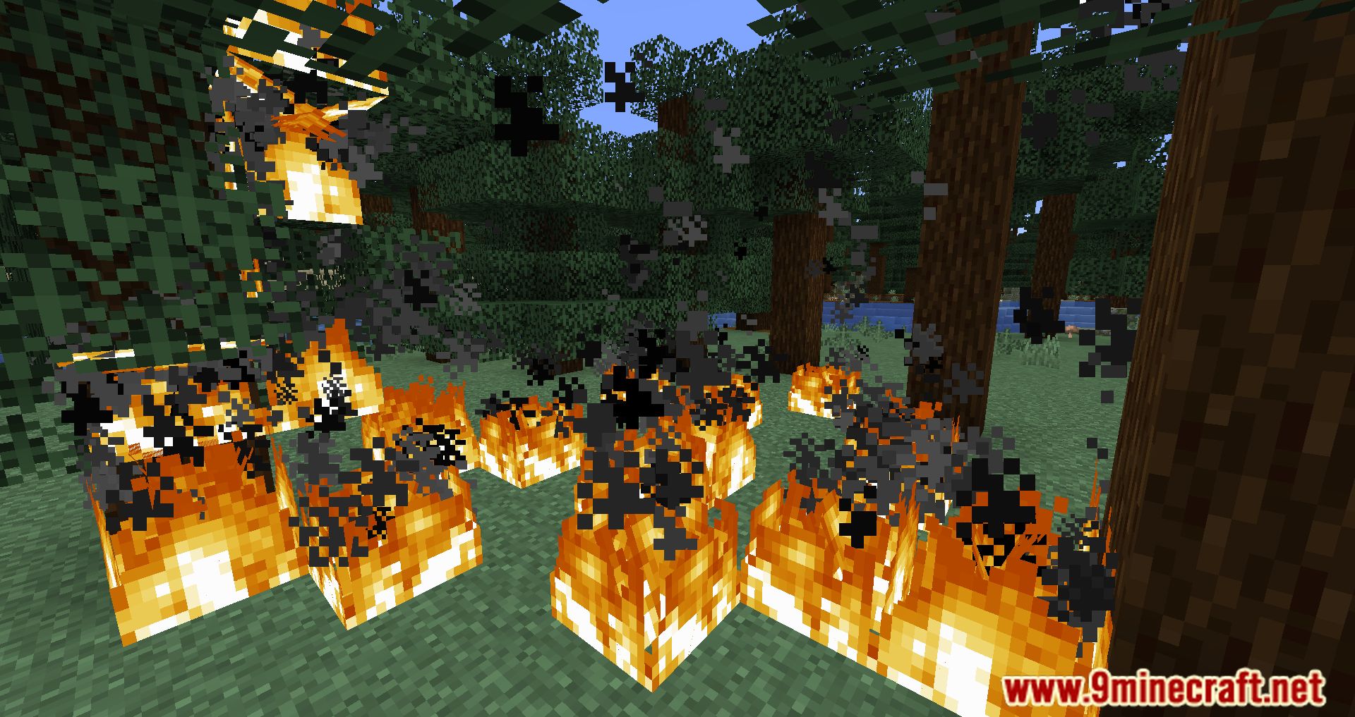 Low Fire Mod (1.19.3, 1.16.5) - Reduces The Coverage Of The Fire 11