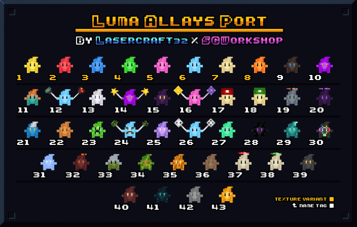 Luma Allays Texture Pack (1.19) - Java/Bedrock 2